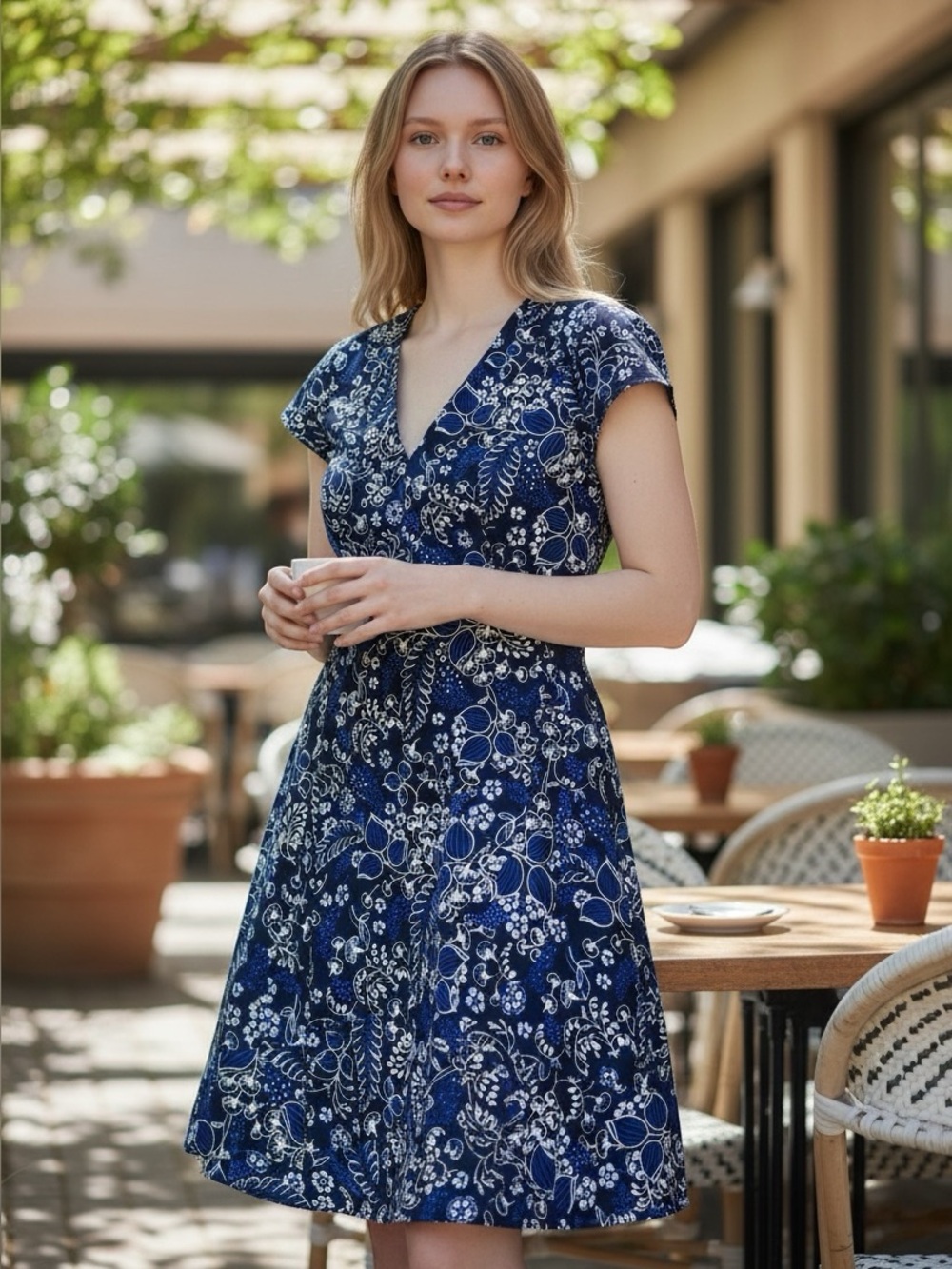 J Crew Floral Paisley V-Neck A-Line Dress | 10 | Coastal Cowgirl